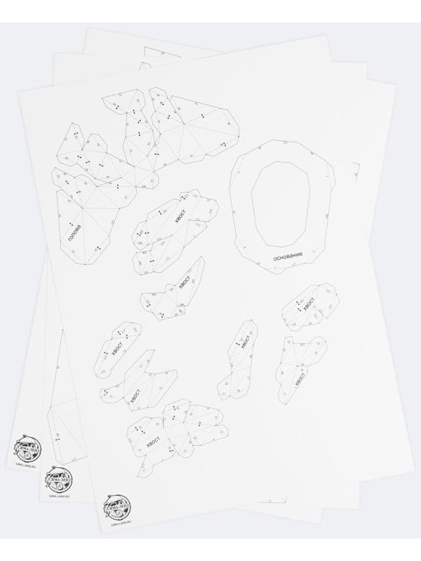 Набор для создания полигональной фигуры «Кошка», 32.5 х 44 см