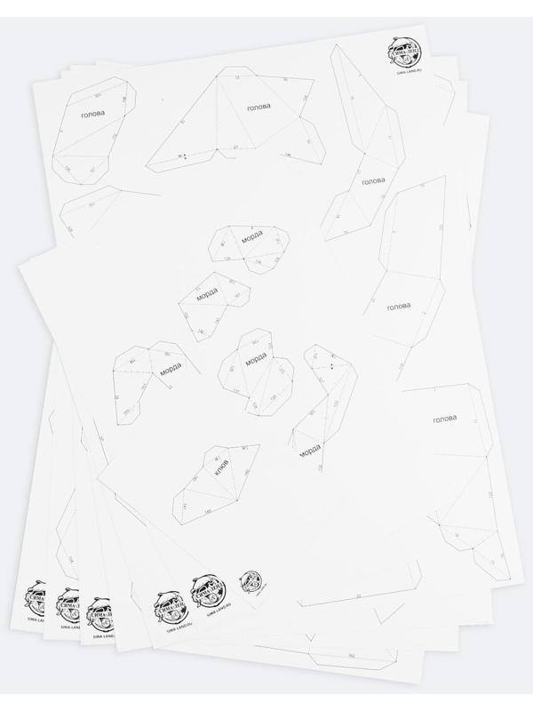 Набор для создания полигональной фигуры «Сова», 32.5 х 44 см