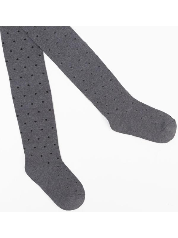 Колготки детские, цвет серый, рост 116-122 см