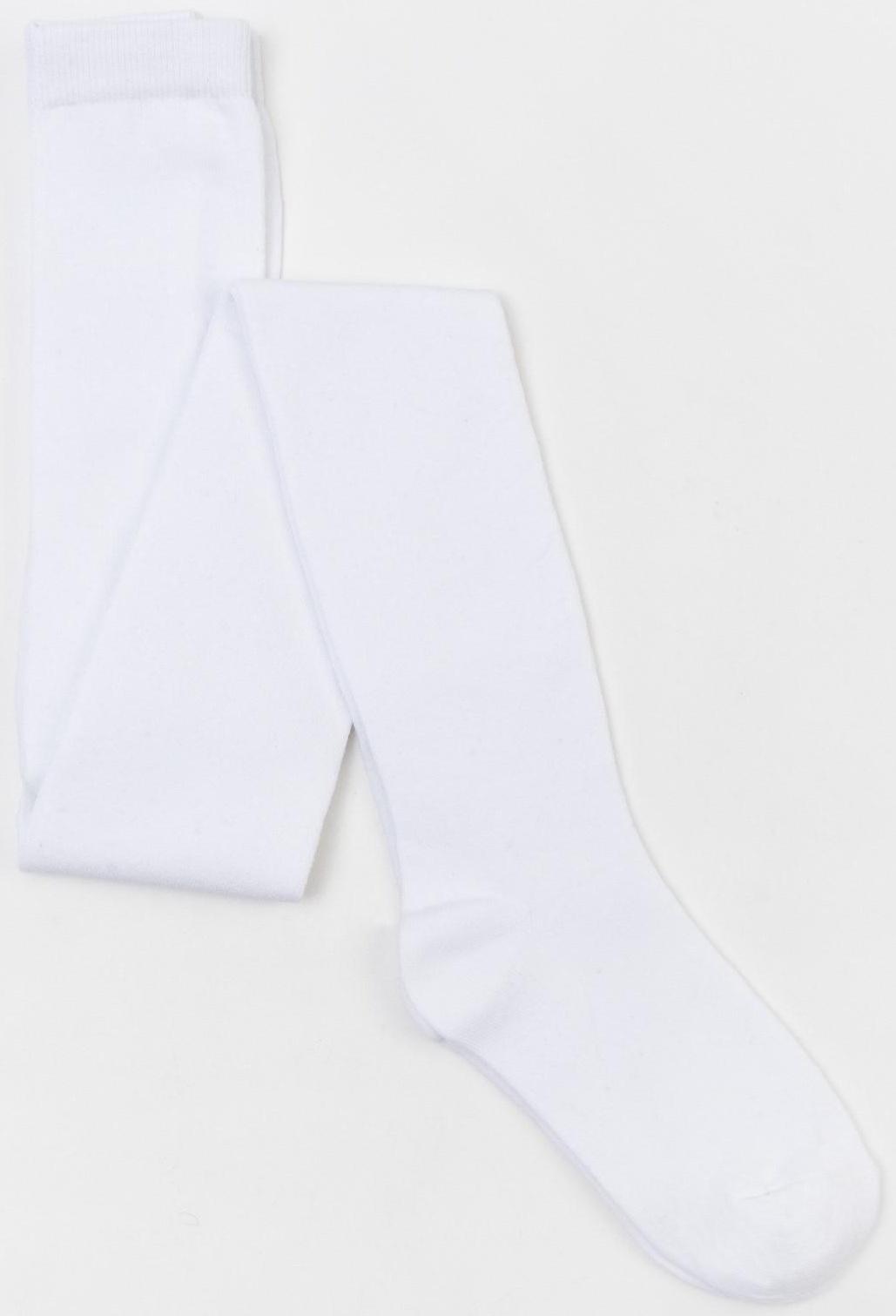 Колготки детские, цвет белый, рост 122-128 см