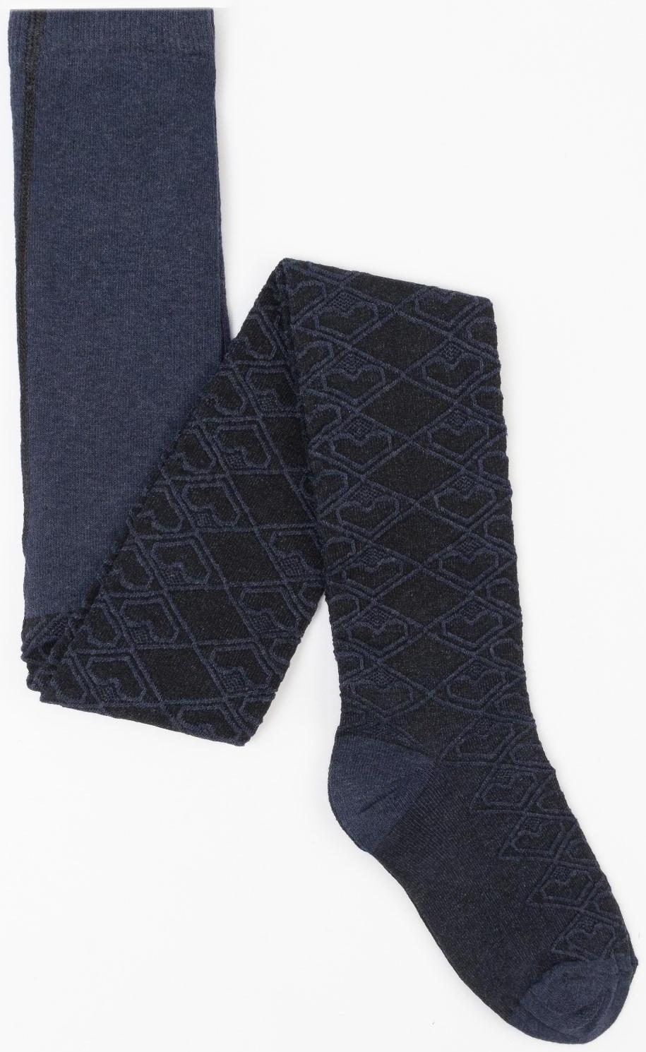 Колготки детские, цвет джинс, рост 128-134 см