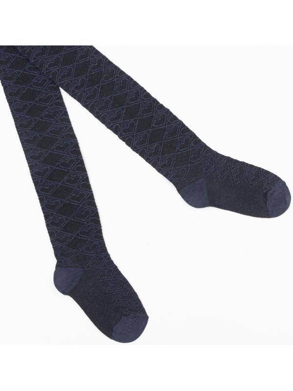 Колготки детские, цвет джинс, рост 128-134 см