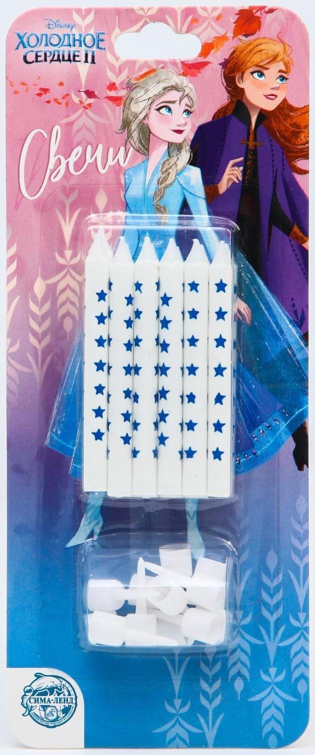 Набор свечей для торта, Холодное сердце, 12 шт.