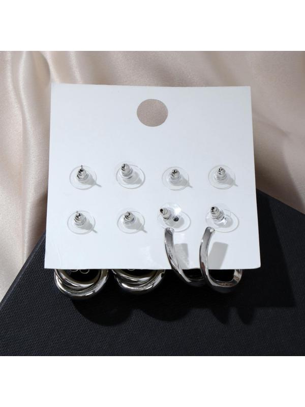 Серьги набор 4 пары 