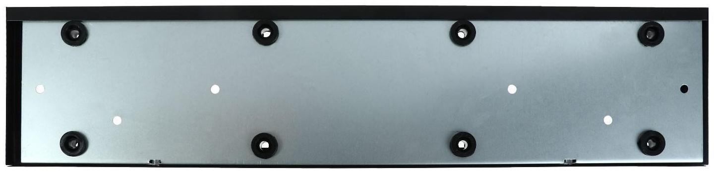 Рамка номерного знака Airline, антивандальная, металл, черная