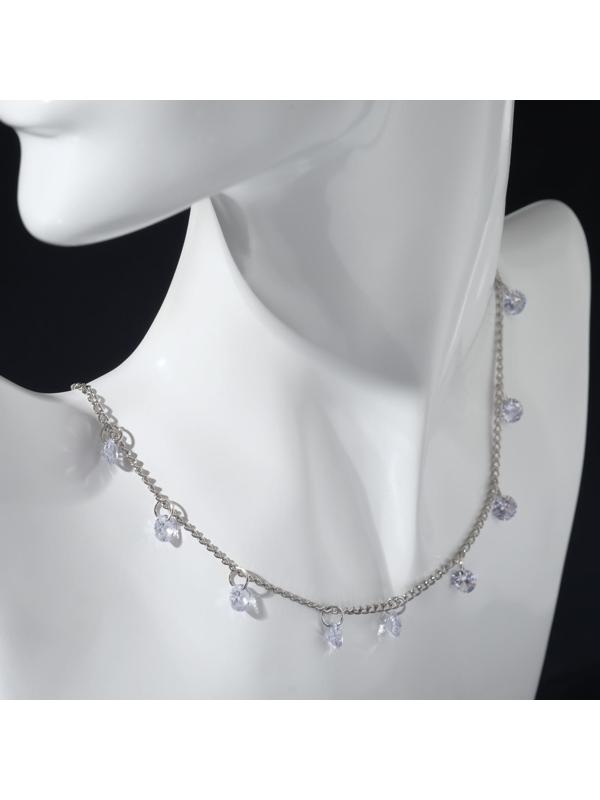 Колье со стразами 