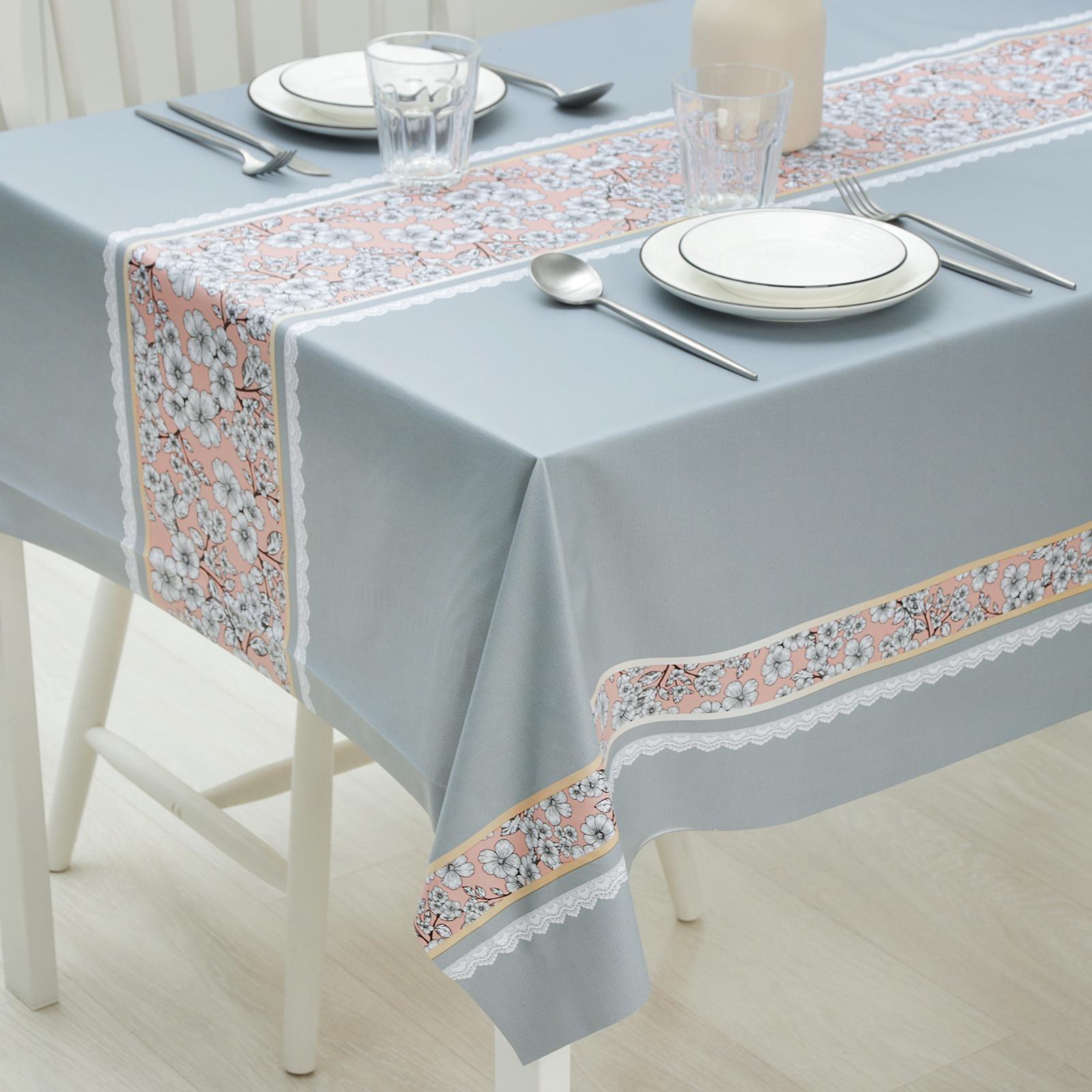 Клеёнка столовая на тканевой основе «Мила», рулон 20 метров, ширина 137 см