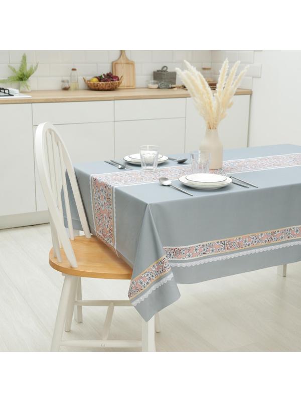 Клеёнка столовая на тканевой основе «Мила», рулон 20 метров, ширина 137 см