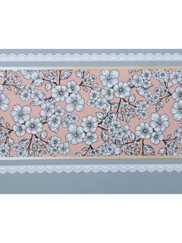 Клеёнка столовая на тканевой основе «Мила», рулон 20 метров, ширина 137 см