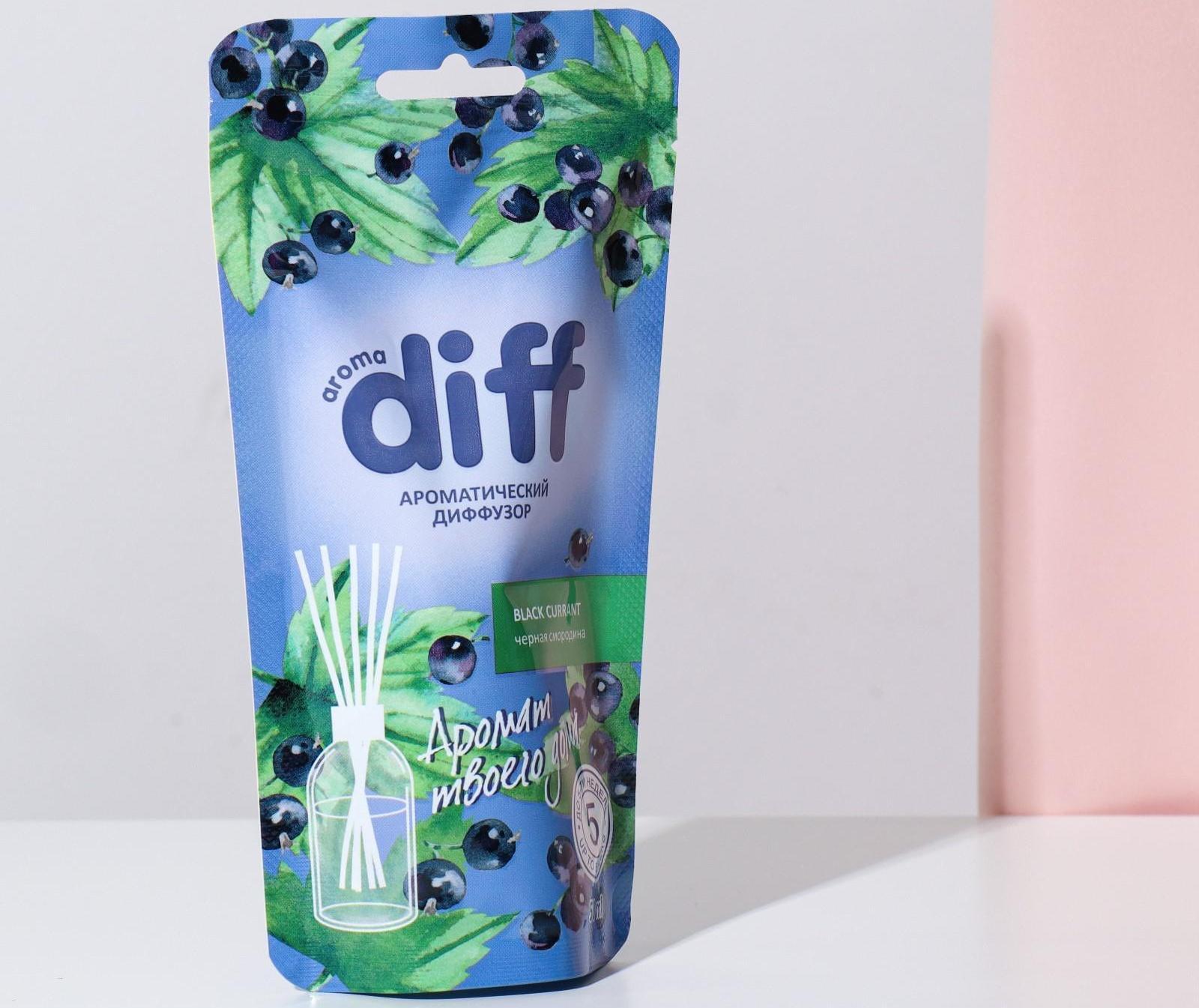 Диффузор ароматический Aroma Diff , 50 мл, черная смородина