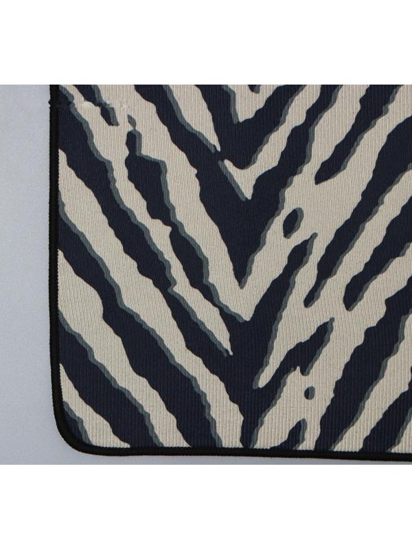 Набор ковриков для ванной и туалета Доляна «Зебра», 2 шт: 50×80 см, 50×40 см