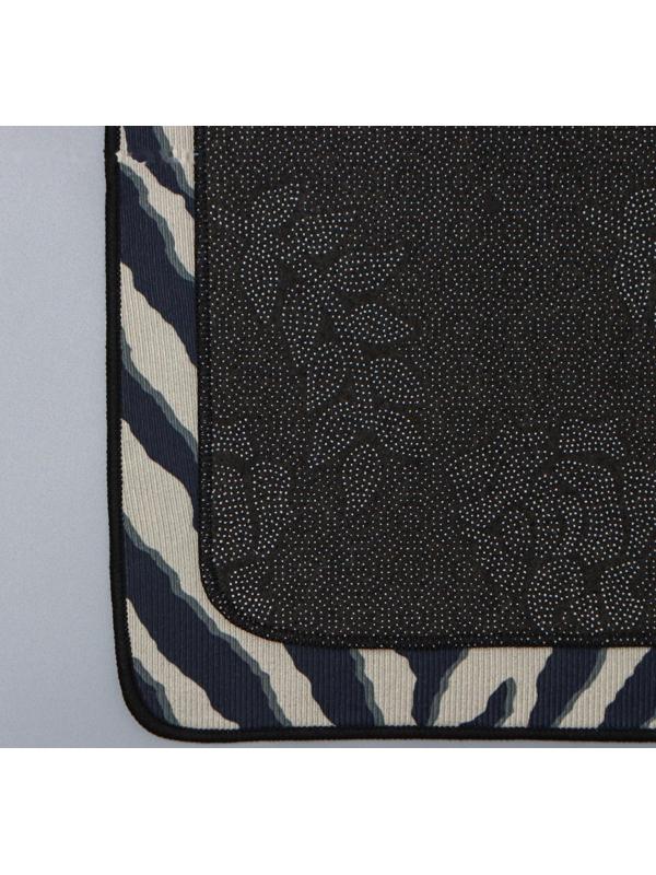 Набор ковриков для ванной и туалета Доляна «Зебра», 2 шт: 50×80 см, 50×40 см