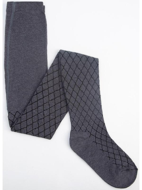 Колготки детские, цвет серый, рост 128-134 см