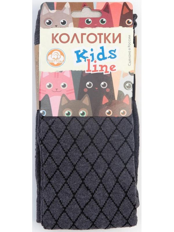 Колготки детские, цвет серый, рост 128-134 см