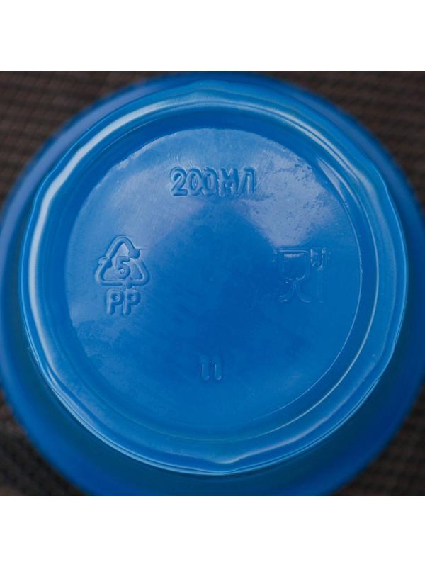 Стакан одноразовый «Мопс», 200 мл, цвет синий