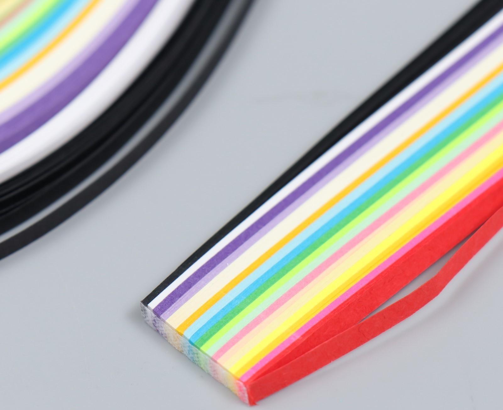 Полоски для квиллинга 180 полосок плотность 120 гр 