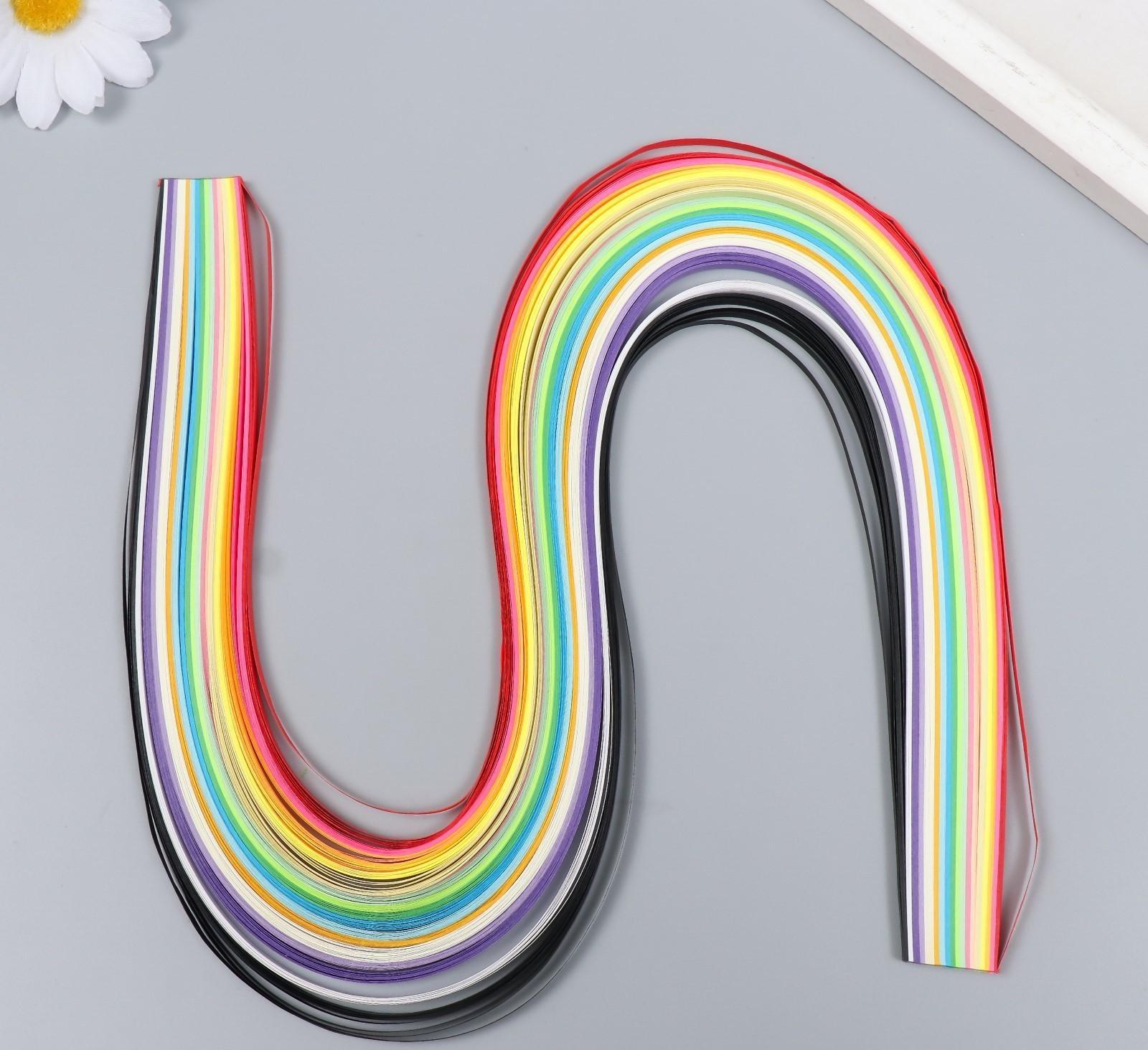 Полоски для квиллинга 180 полосок плотность 120 гр 