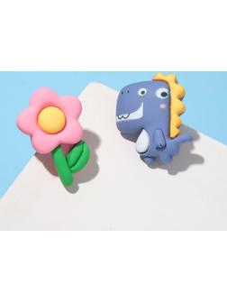 Серьги пластик 