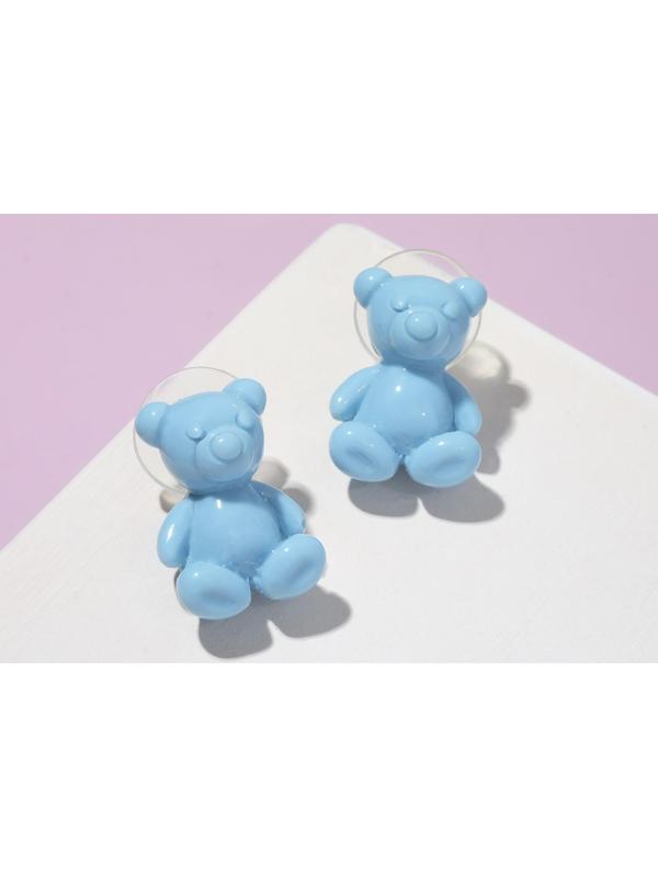 Серьги пластик 