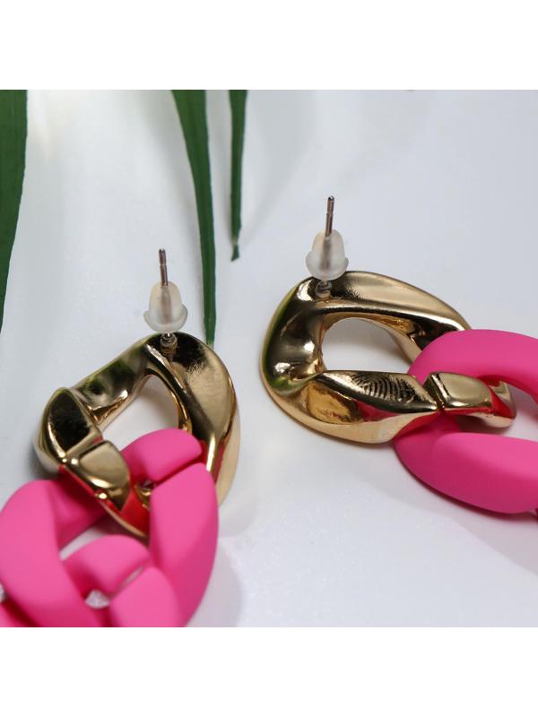 Серьги пластик 