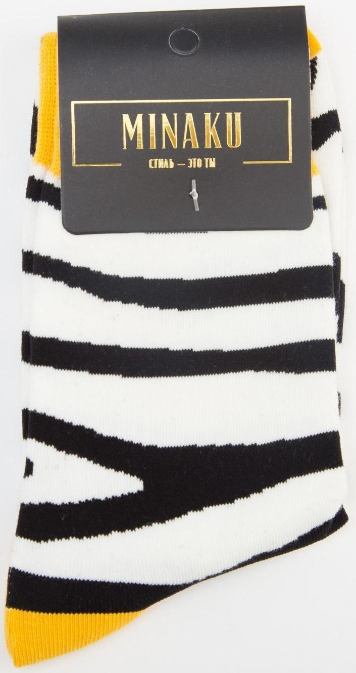 Носки MINAKU «Зебра», размер 36-39 (23-25 см)