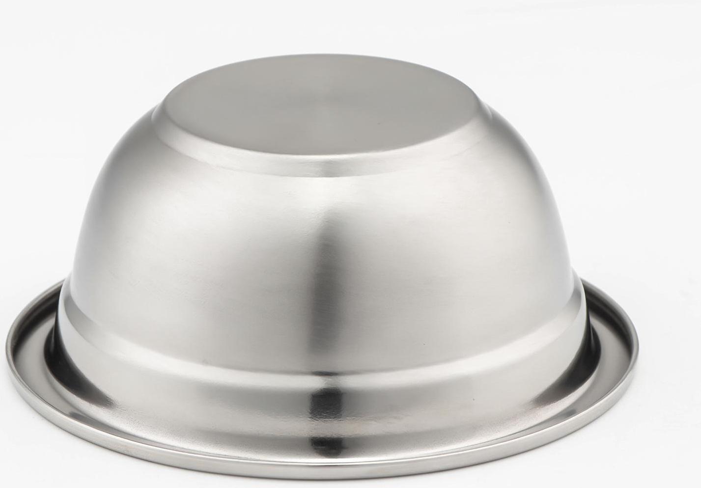 Мискa из нержавеющей стали, 500 мл, 14×6 см, 201 мaркa стaли, толщинa 0,8 мм, внутренний диaметр 12 см