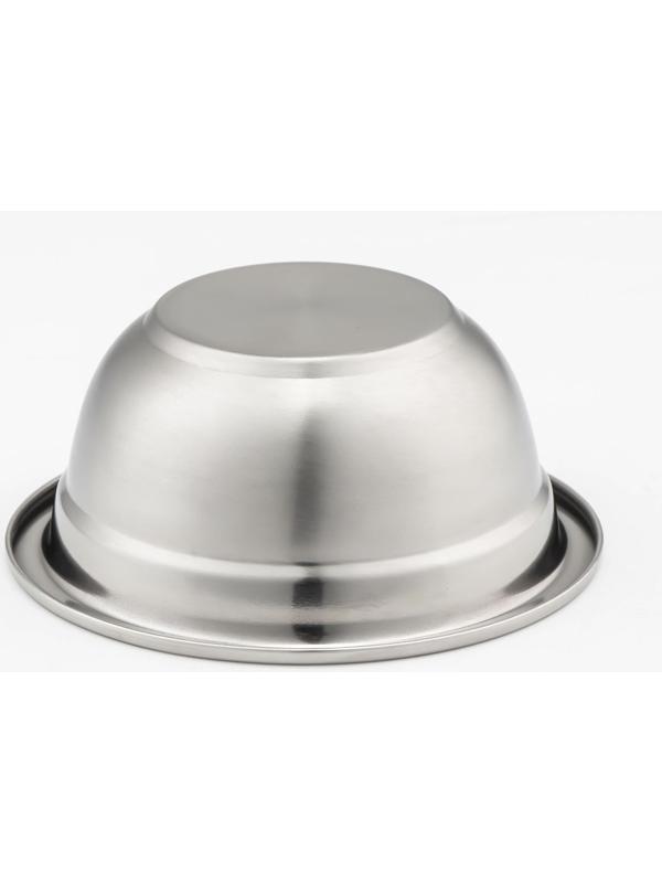 Мискa из нержавеющей стали, 500 мл, 14×6 см, 201 мaркa стaли, толщинa 0,8 мм, внутренний диaметр 12 см