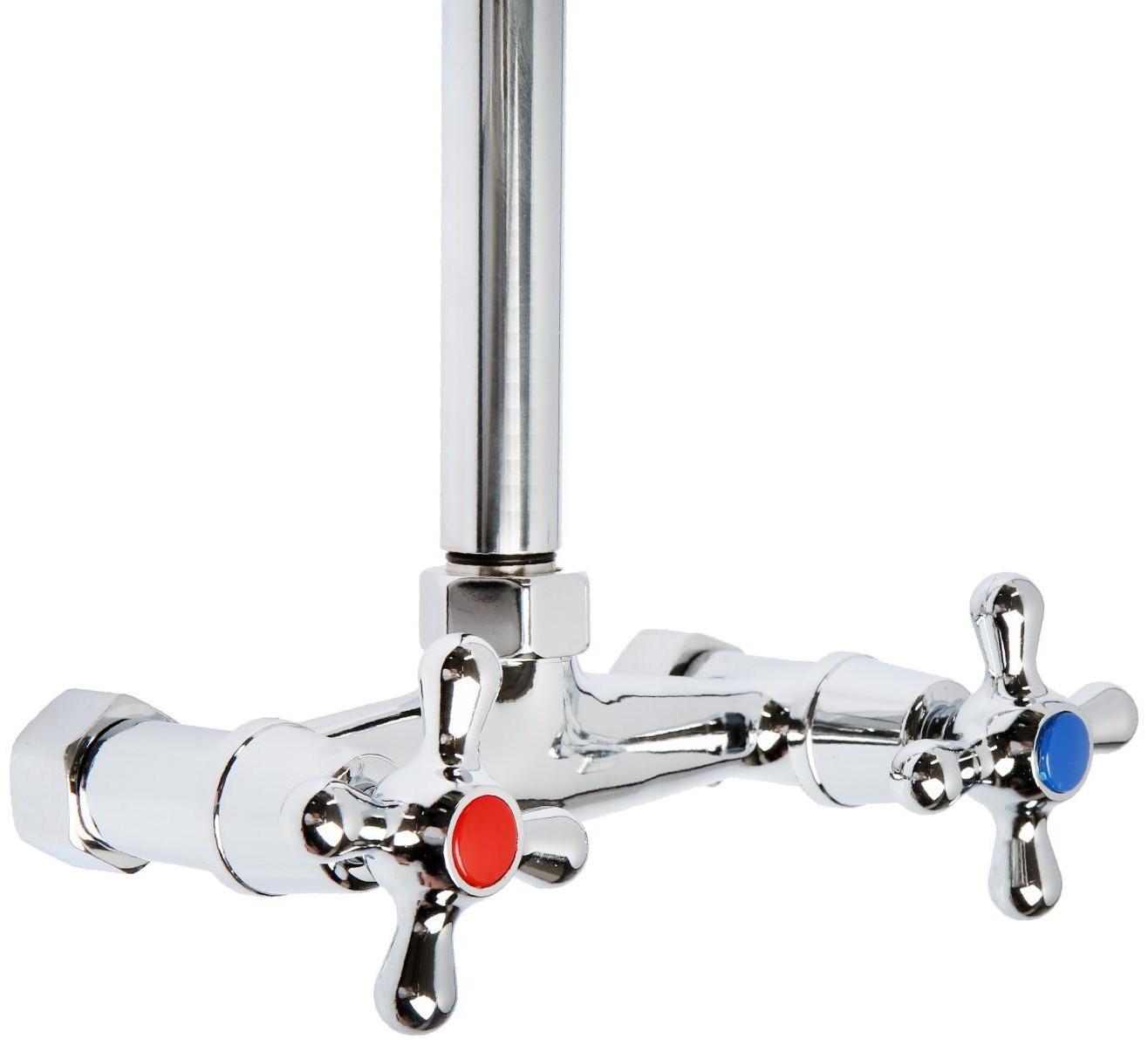 Душевая система Istok life Standard с двуручным смесителем, хром