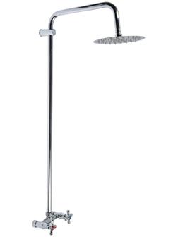 Душевая система Istok life Standard с двуручным смесителем, хром