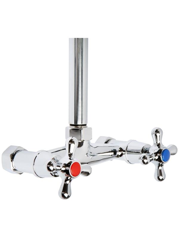 Душевая система Istok life Standard с двуручным смесителем, хром