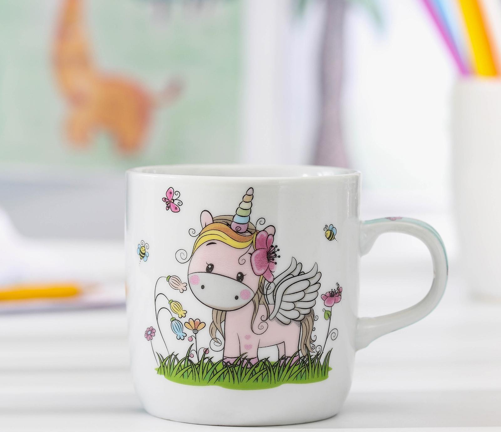 Кружка детская керамическая Доляна «Единорожка», 230 мл