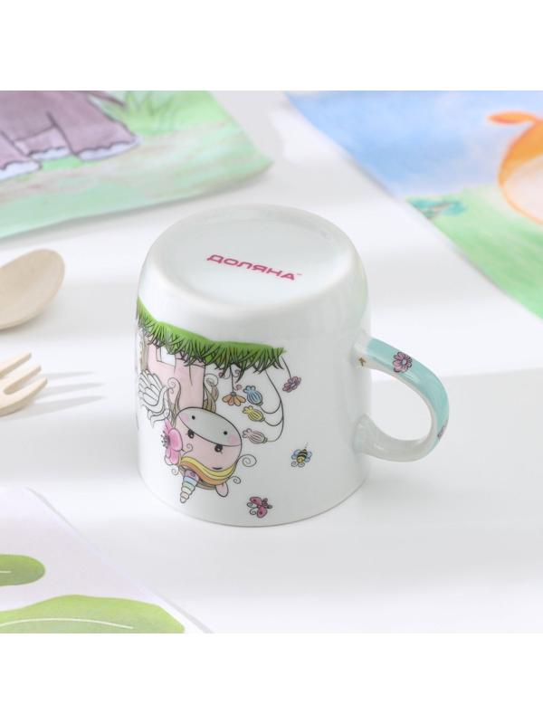 Кружка детская керамическая Доляна «Единорожка», 230 мл