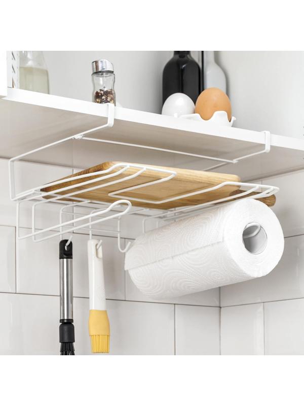 Держатель для кухонных принадлежностей Доляна, подвесной, цвет белый