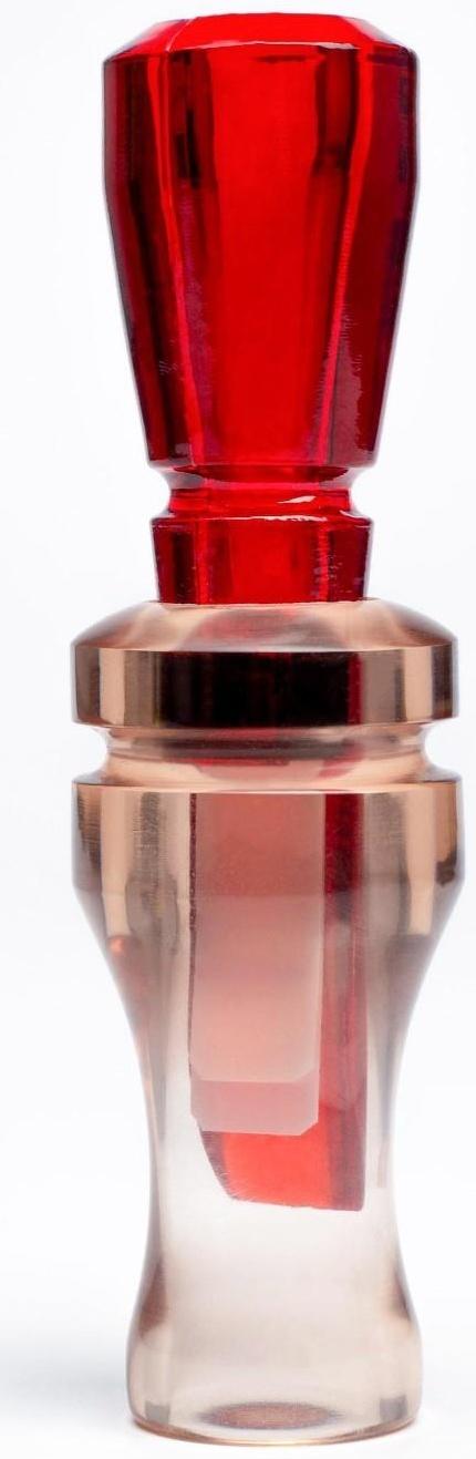 Манок ЗС Captain, на утку, двухлепестковый, красный