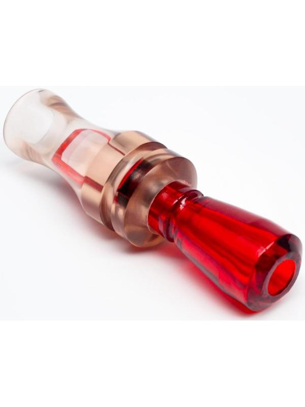 Манок ЗС Captain, на утку, двухлепестковый, красный