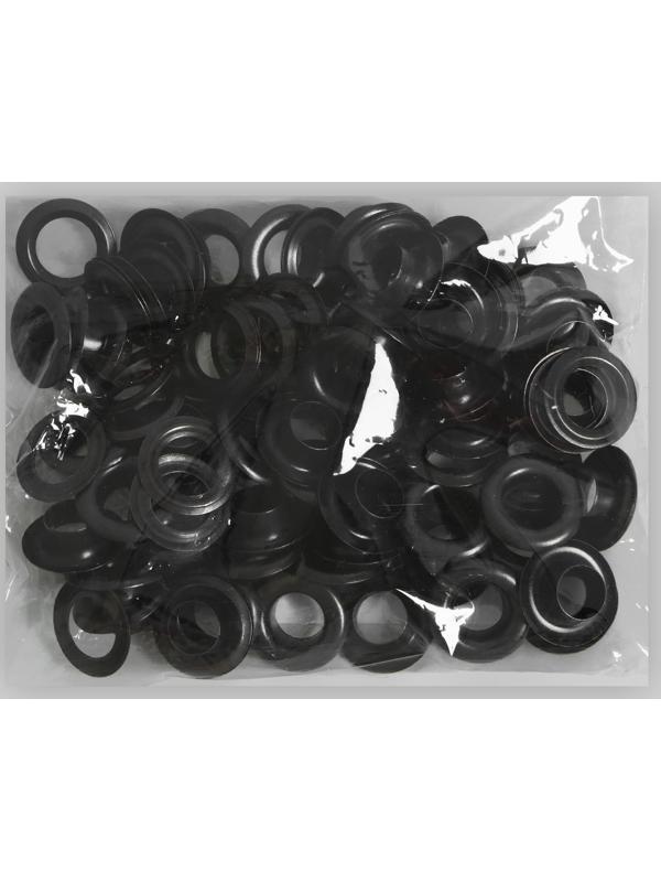 Люверс, d = 8 мм, 50 ± 5 шт, цвет чёрный никель