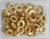 Люверс, d = 8 мм, 50 ± 5 шт, цвет золотой