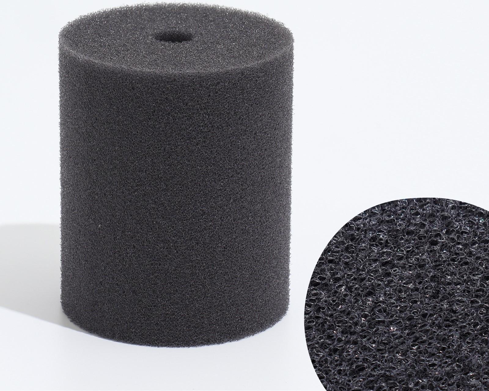 Губка круглая № 3, мелкопористая, 8 х 8 х 10 см, серая