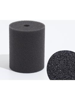 Губка круглая № 3, мелкопористая, 8 х 8 х 10 см, серая