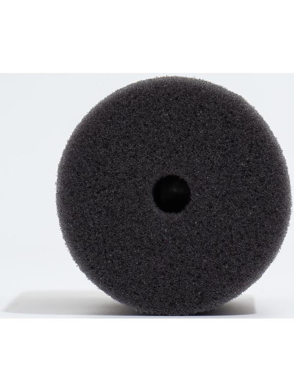 Губка круглая № 3, мелкопористая, 8 х 8 х 10 см, серая