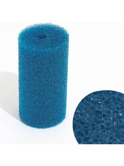 Губка круглая № 4, крупнопористая, 8 х 8 х 16 см, синяя