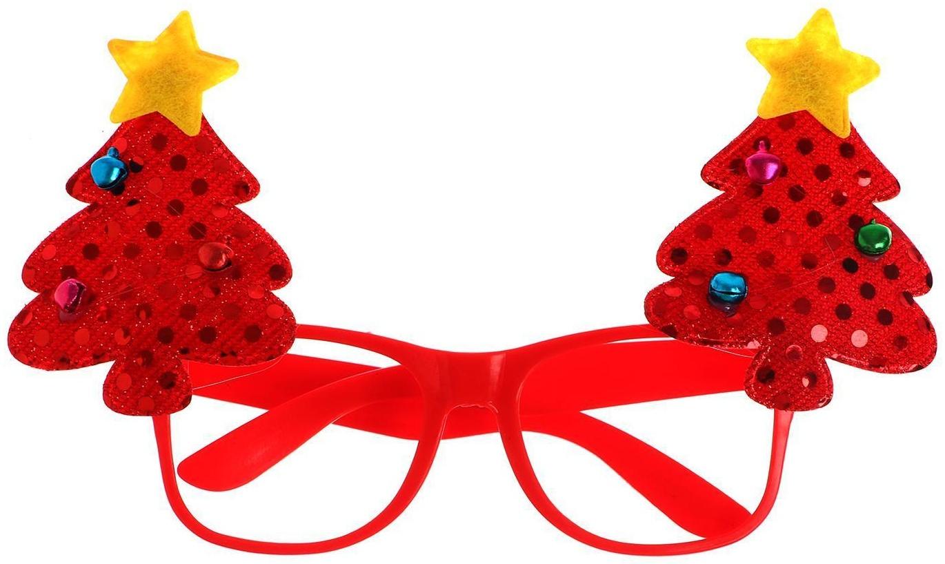 Карнавальные очки «Ёлочка»