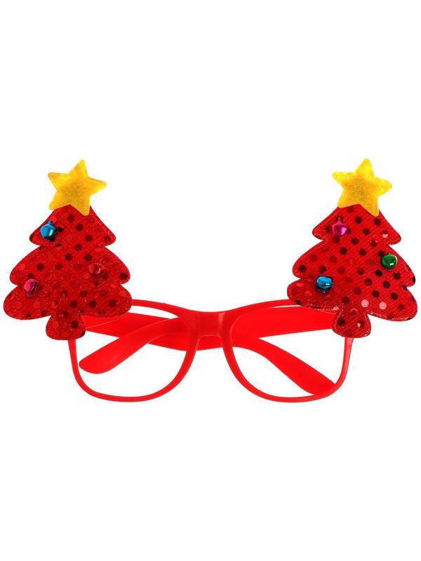 Карнавальные очки «Ёлочка»