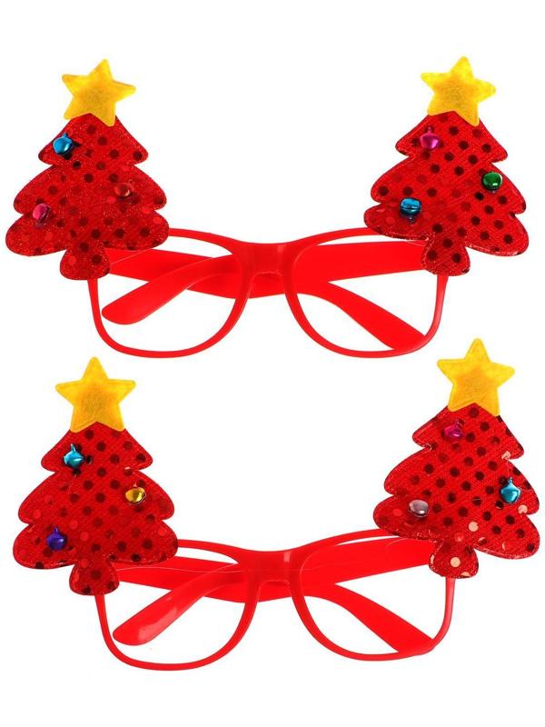 Карнавальные очки «Ёлочка»