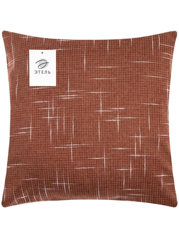 Наволочка декоративная Этель «Классика», цвет коричневый, 43*43 см, 100% п/э