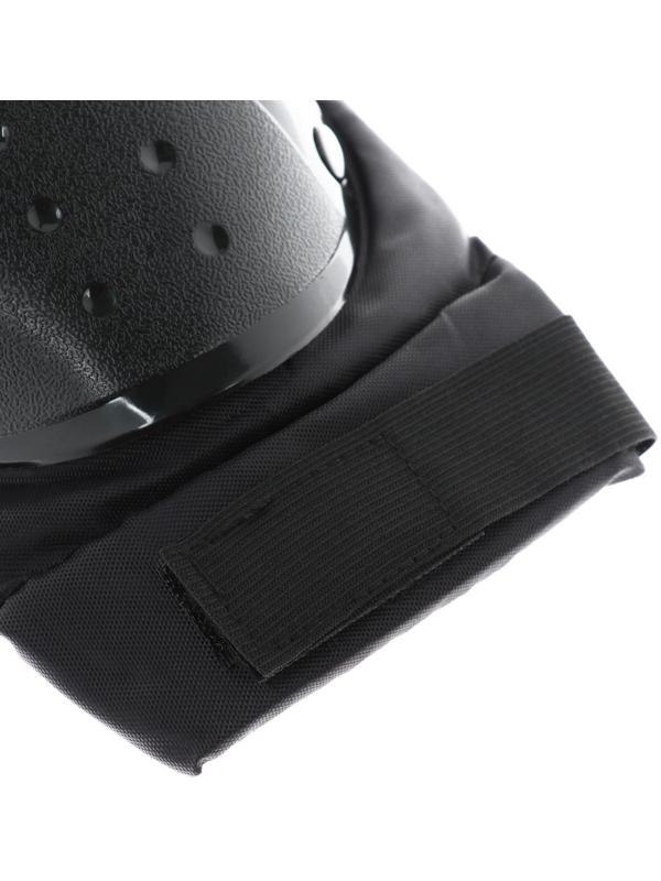 Наколенники мотоциклетные, взрослые, цвет черный, набор 2 шт NK 85