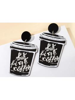 Серьги акрил 