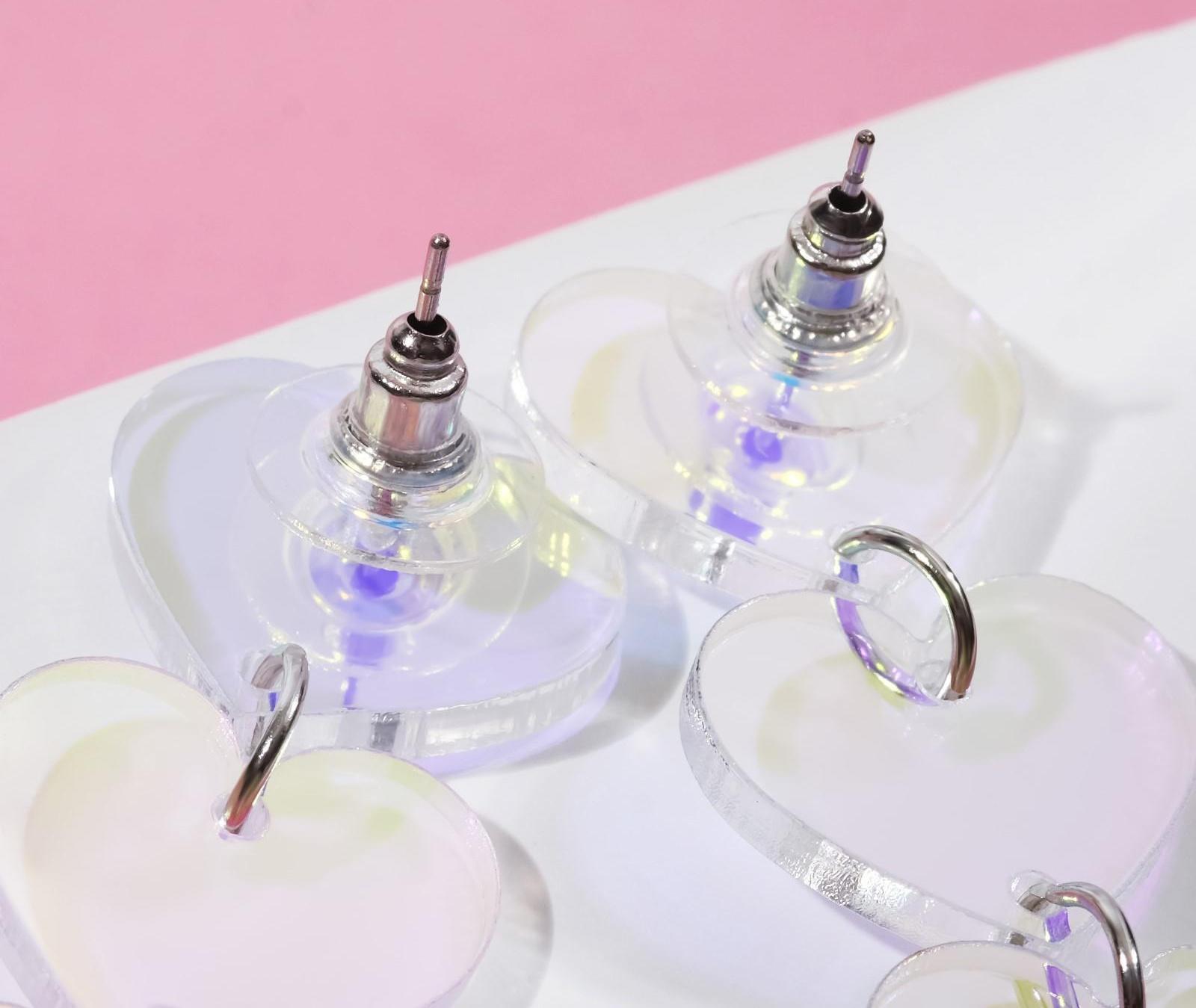 Серьги акрил 