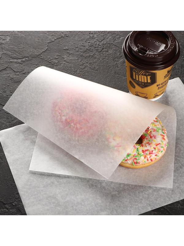 Бумага парафинированная, без печати, в листах,  0,20 х 0,30 м