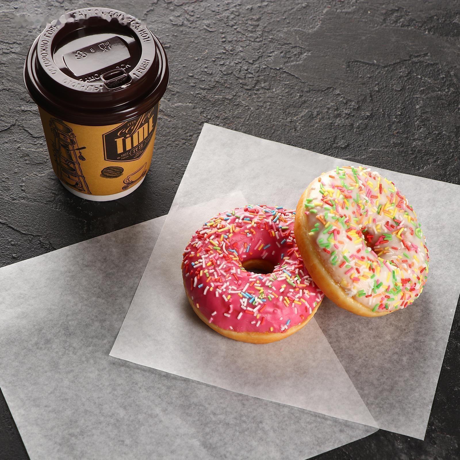 Бумага парафинированная, без печати, в листах, 0,18 х 0,18 м